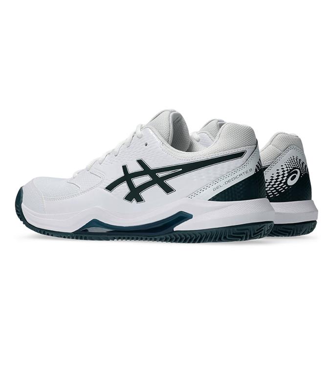 ASICS GEL-DEDICATE 8 CLAY 1041A448 WHITE-SAXON-GREEN