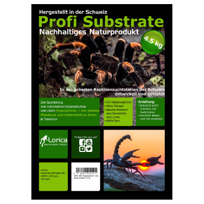 Profi Substrate Vogelspinnen- und Skorpionerde 4.5kg