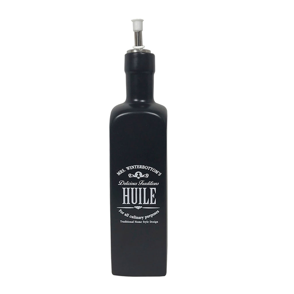 Huilier céramique noir 29.5x6x6cm