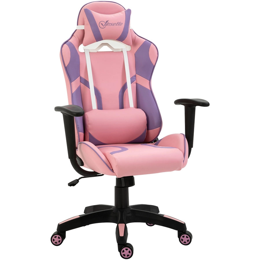 Vinsetto Gamingstuhl ergonomisch rosa, violett