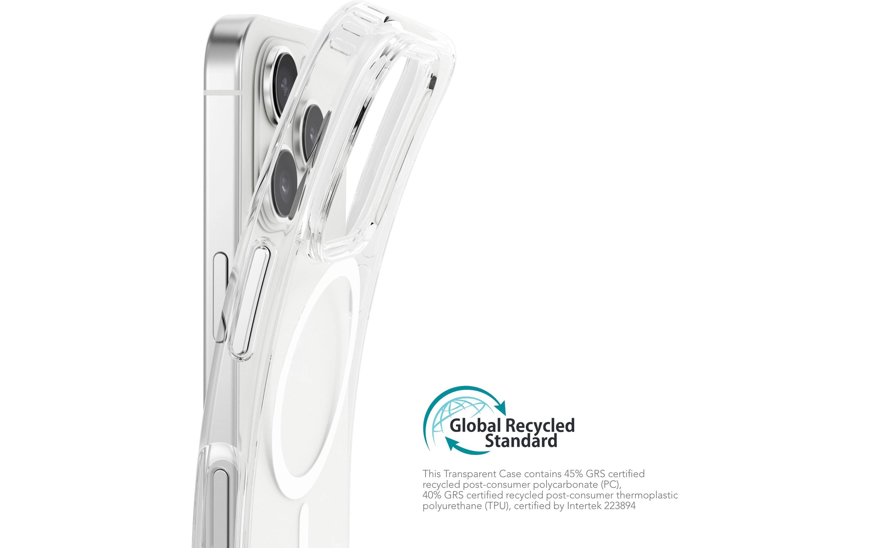 Back Cover Transparent iPhone 16 Pro WhiteSilicone Backcover für das Apple iPhone 16 Pro