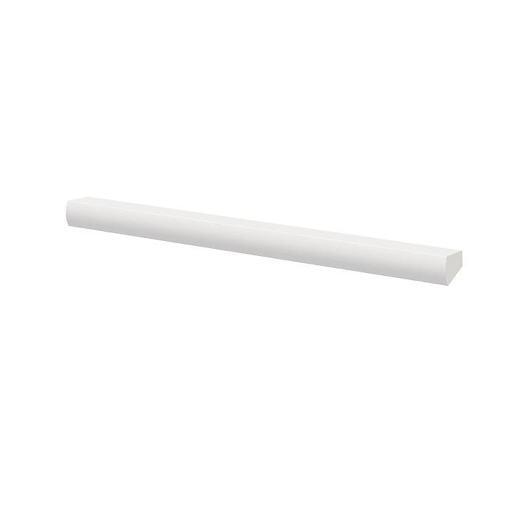 Lot de 2 poignées blanches GoodHome Atomia H 2,8 x L 29,3 x P 1,9 cm