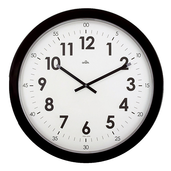 Horloge à quartz silencieux Impéria diam. 55 cm