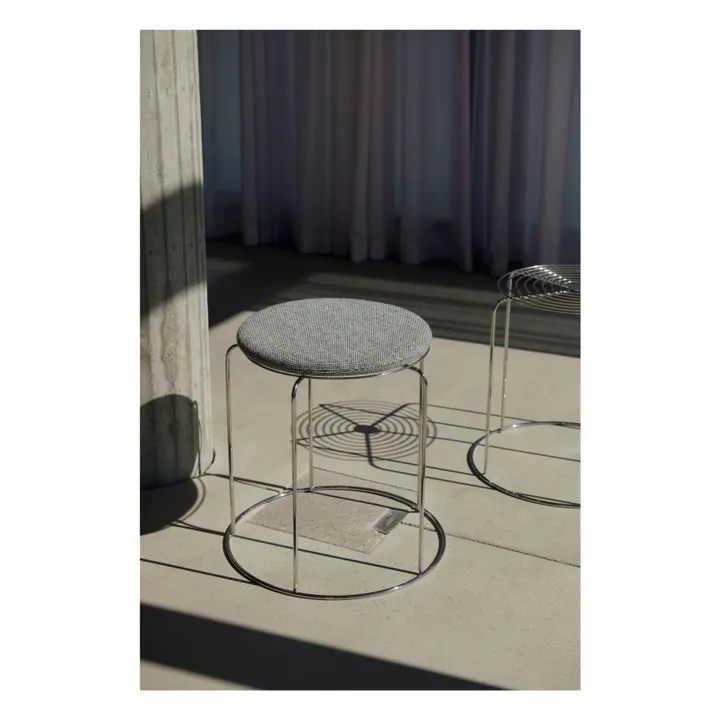 & Tradition Assise pour tabouret Wire VP11, Verner Panton | Gris chiné