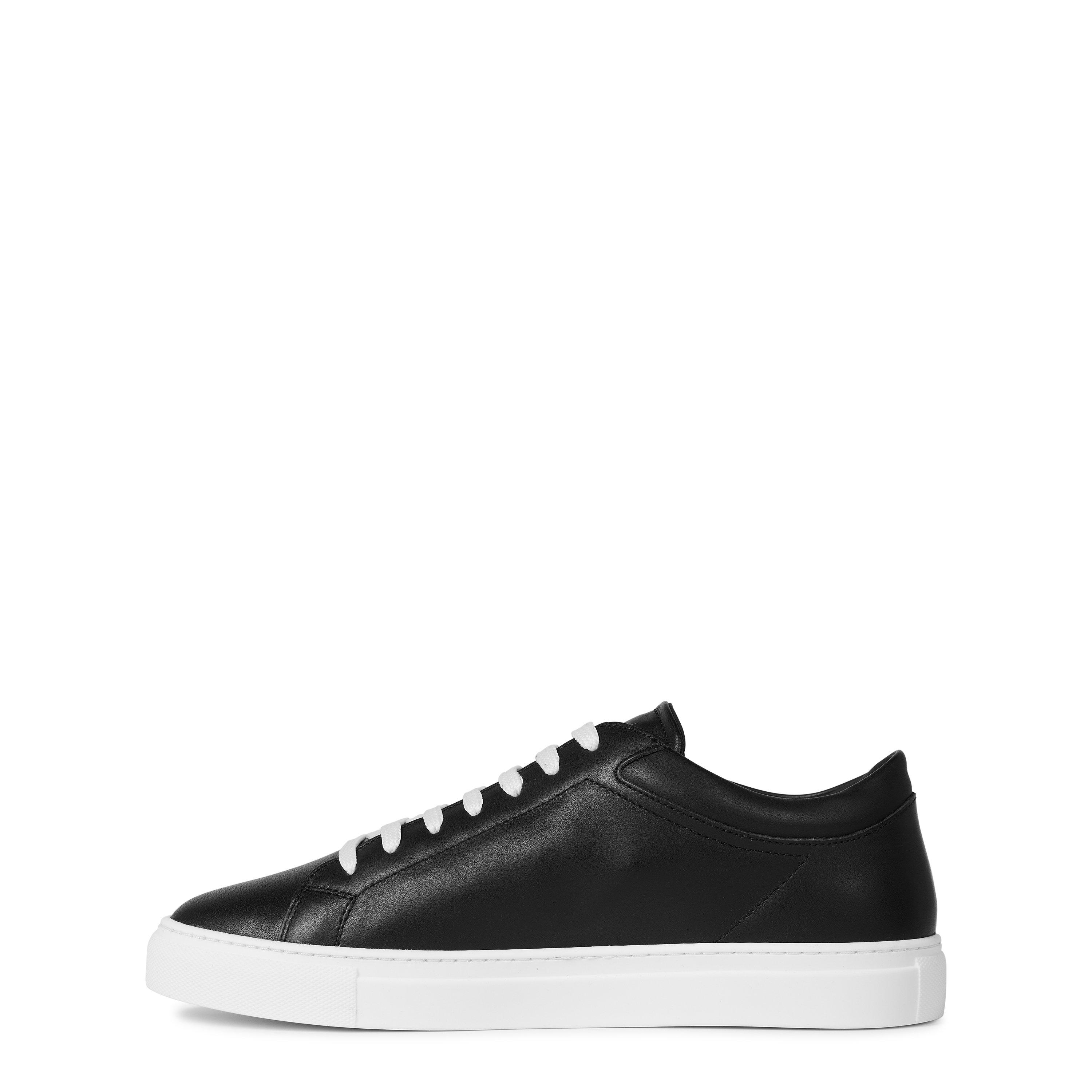 Emporio Armani Leather Trainers