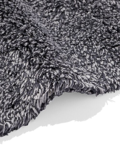 tapis de bain - 50 x 85 cm - qualité hôtel très douce - gris foncé