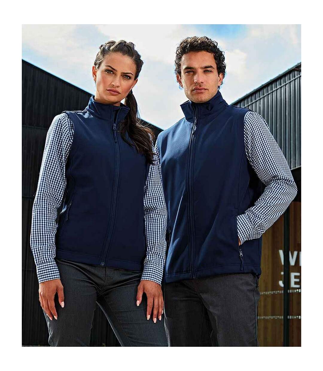 Premier - Veste sans manches WINDCHECKER - Femme (Bleu marine) - UTPC5088