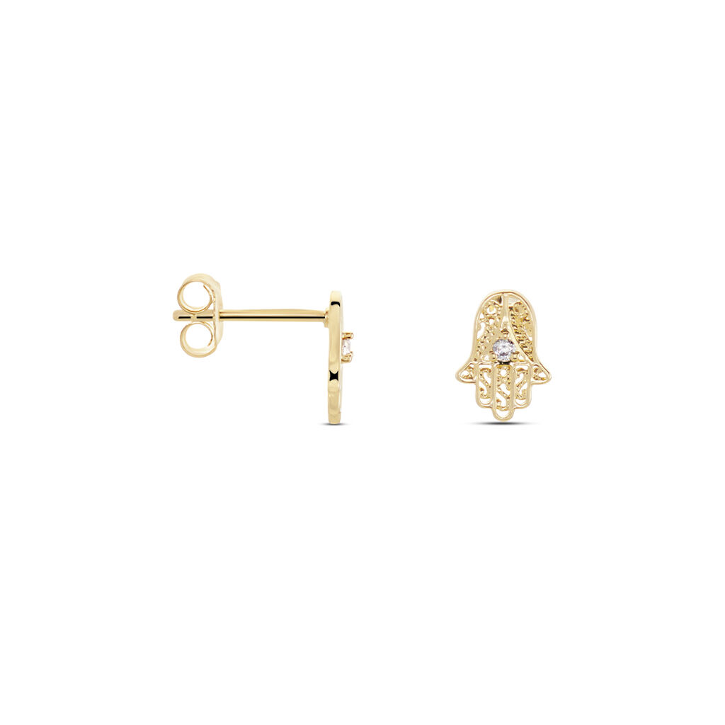 Boucles D'oreilles Puces Stijn Oxydes De Zirconium