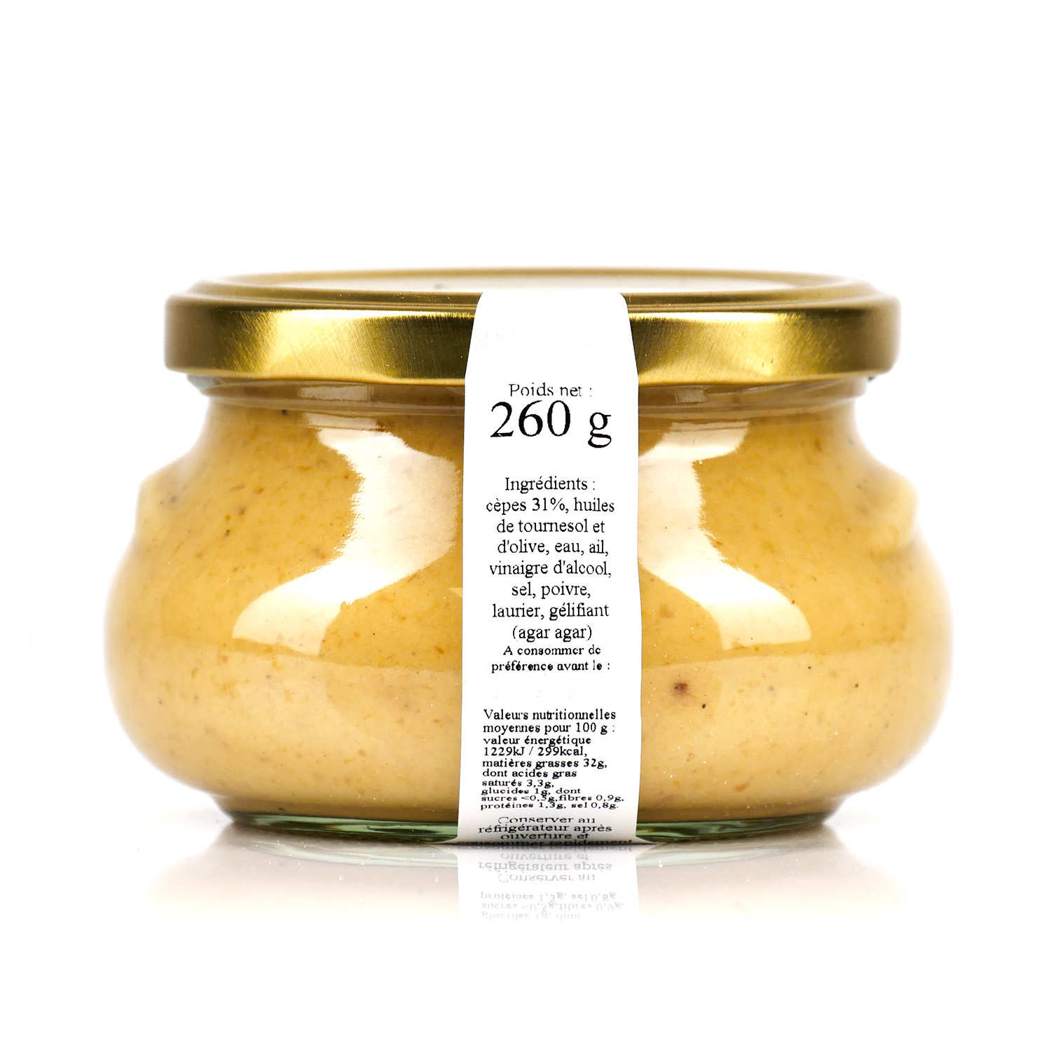 Crème de cèpe à tartiner