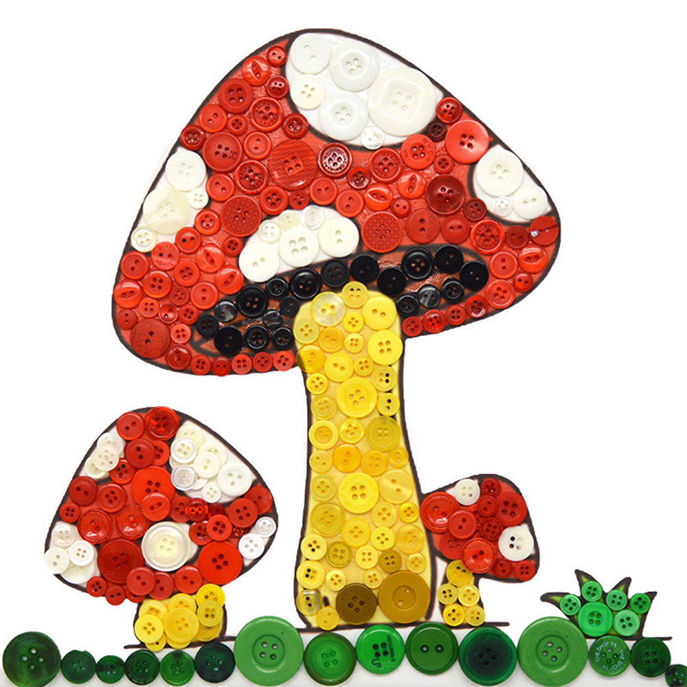 (50g) Buntes Knopf Set Assortiert Mercerie Dekoration / Bastel / Nähen