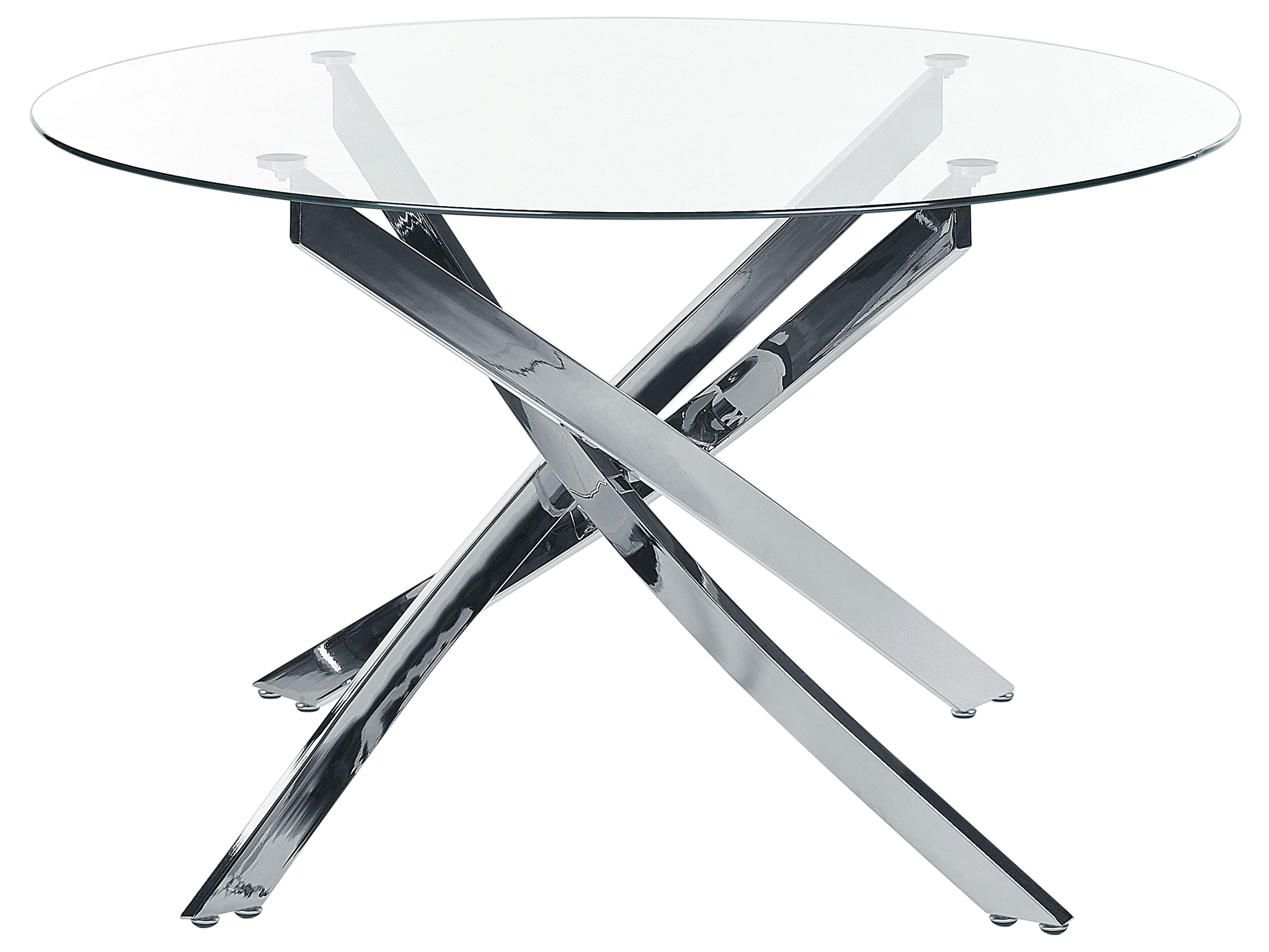 Eettafel MARAMO Zilver 120 cm Veiligheidsglas 120 cm