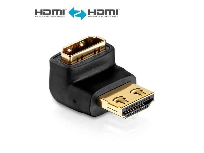 PureLink Adapter 270° HDMI - HDMI 4K High Speed HDMI Winkeladapter 270° mit Ethernet Kanal
