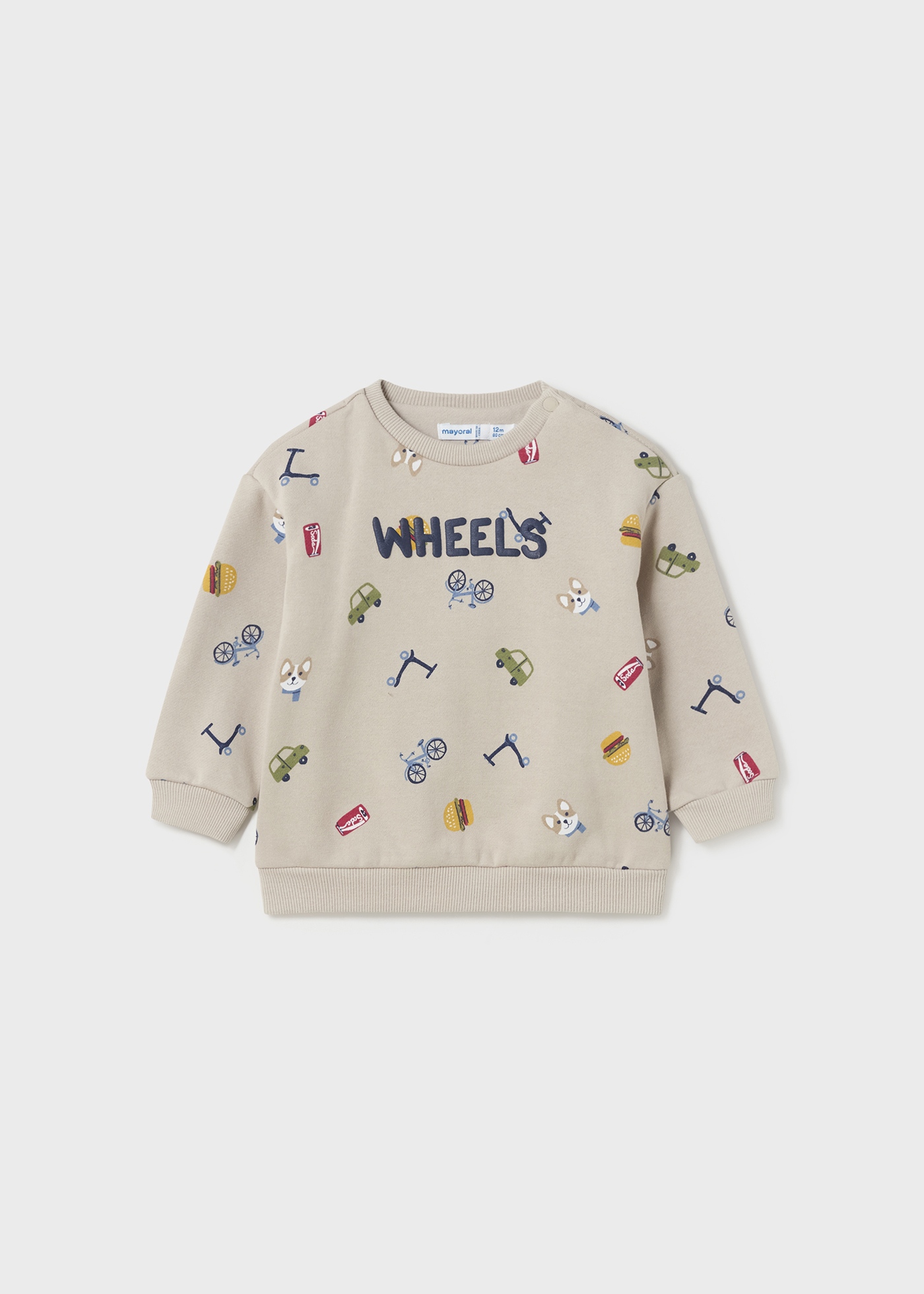 Moletom estampado para bebês