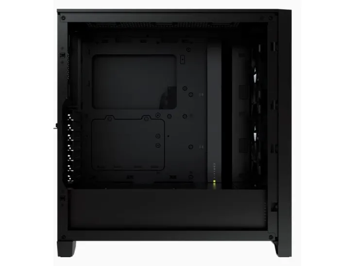 CORSAIR | iCUE 4000X RGB – Miditower - ATX - ingen strømforsyning - Sort - USB/Lyd
