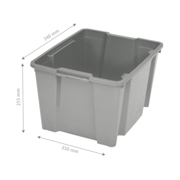 Iris opbergbox Handy 30 liter grijs