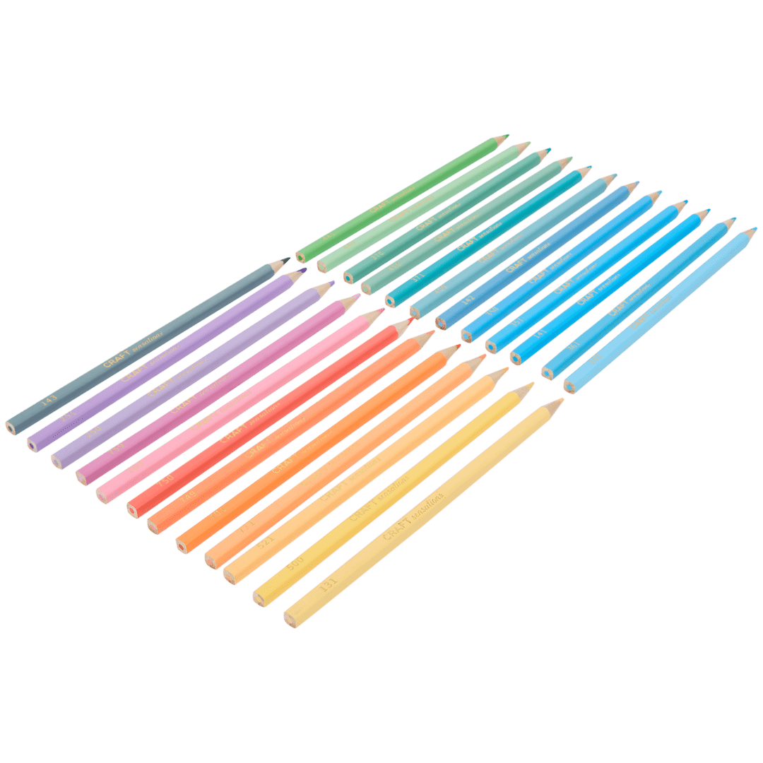 Crayons de couleur carrés Craft Sensations