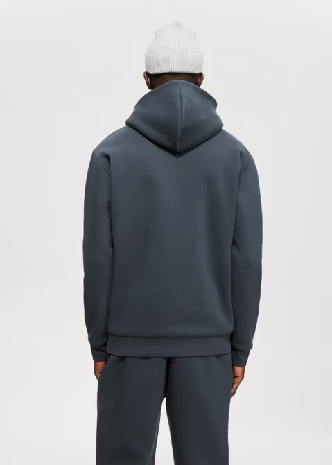 Hoodie met merk print grijs (GRS.CHA)