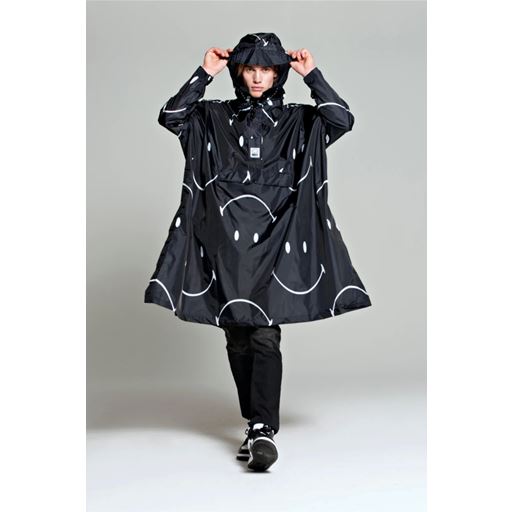 Rainkiss Classic Smile x Smiley Regnponcho, Classic Smile