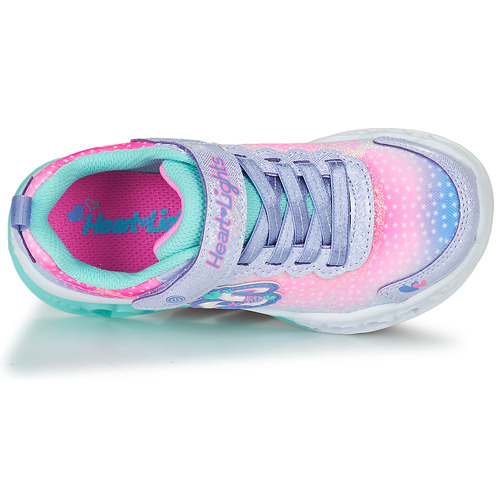 Skechers - FLUTTER HEART LIGHTS - Rose / Bleu