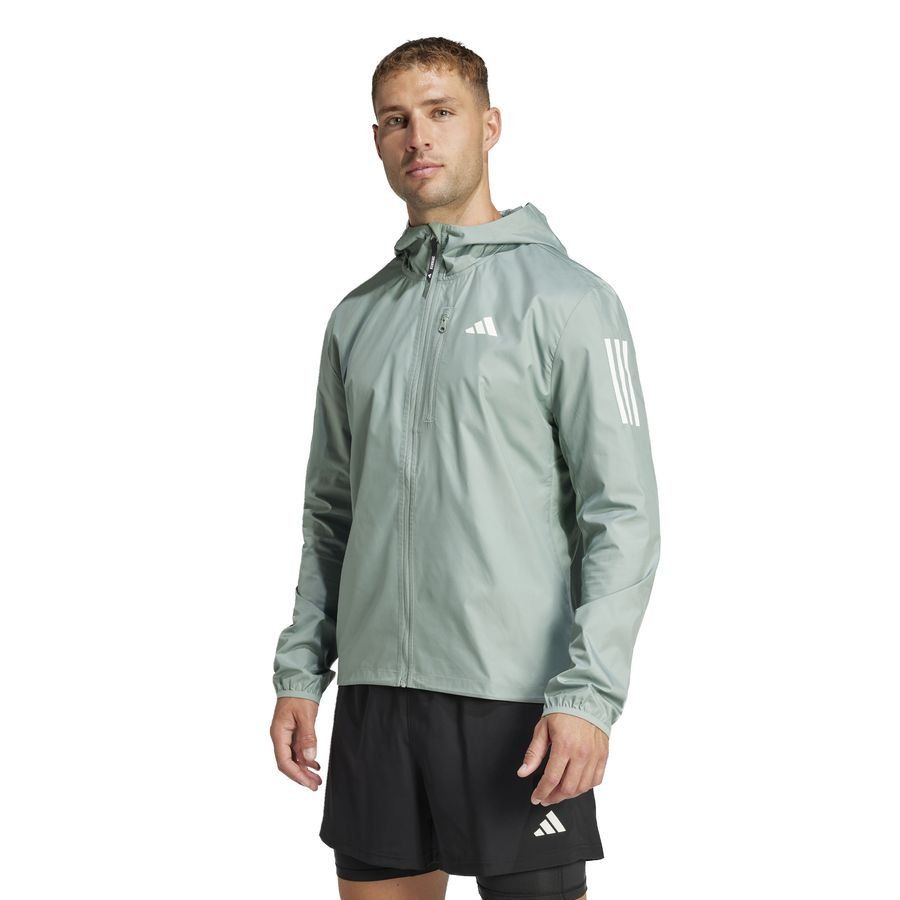 adidas Veste Running Own The Run - Silver Green/Blanc