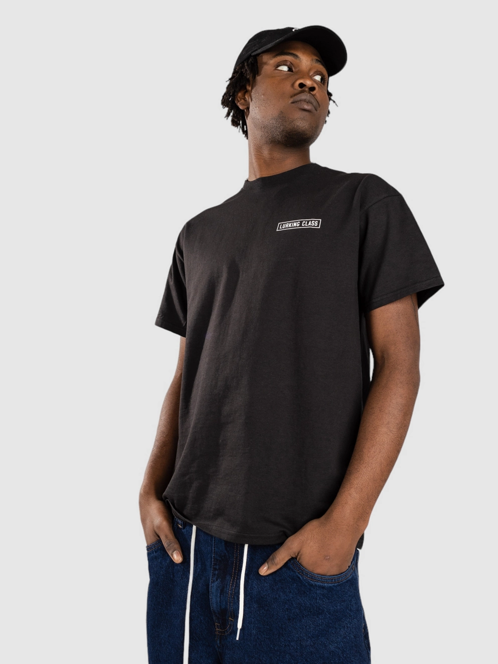 Lurking Class Bad Friends Skulls T-Shirt black