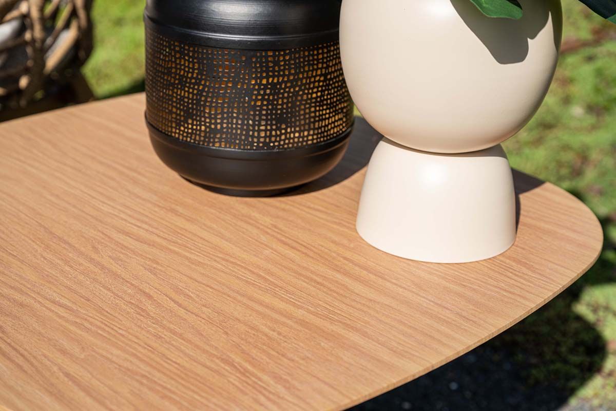 Garden Impressions Leon -70x70 bijzettafel - light teak look