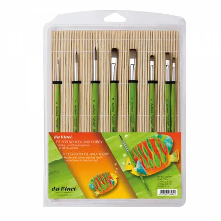 DaVinci Pinselset daVinci 8er mit Bambusmatte