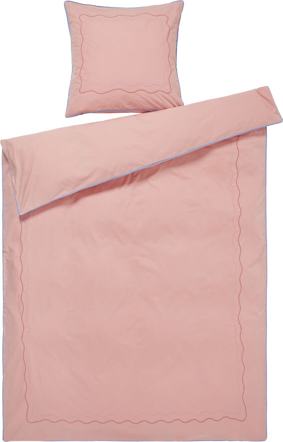 Juna Lollipop Sengetøj soft pink DK Lyserød