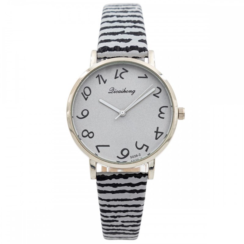 Montre Femme CHTIME bracelet Cuir Gris
