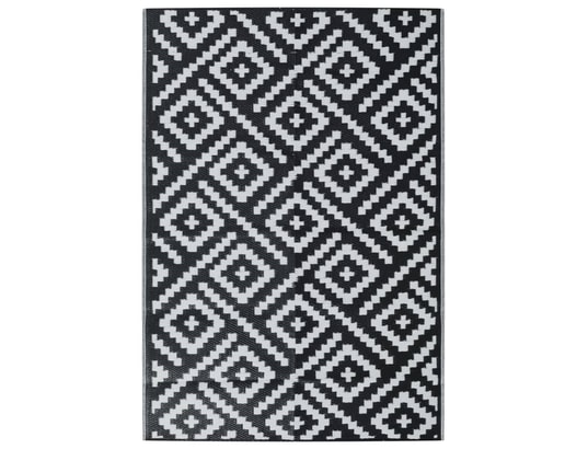 VIDAXL - Couverture pique nique Tapis d'extérieur blanc et noir 160x230 cm pp