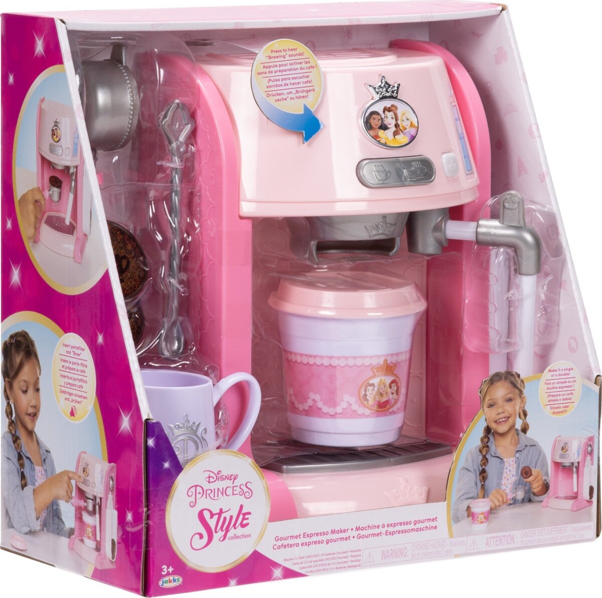 Legetøjs Kaffemaskine Espresso - Disney Princess Style Collection