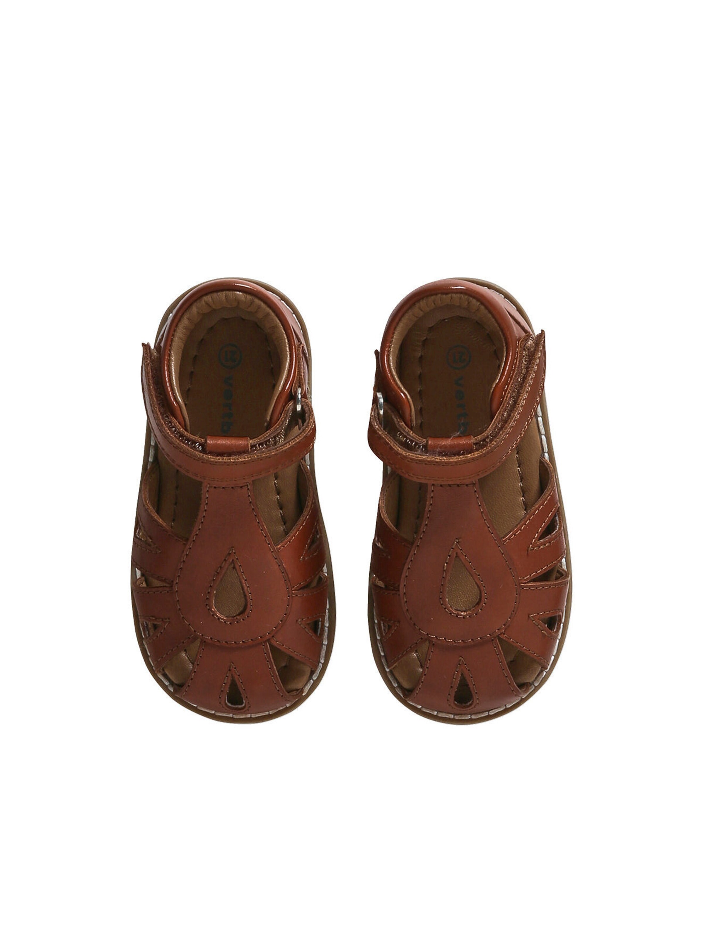 Vertbaudet Baby Sandalen mit Klettverschluss mahagoni