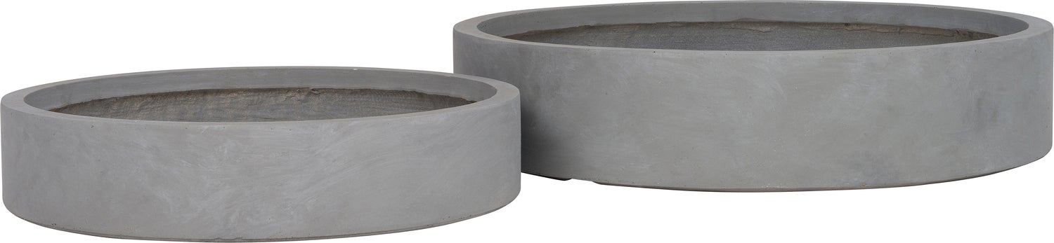Intratuin plantenschaal Silence grijs D 80 H 16 cm