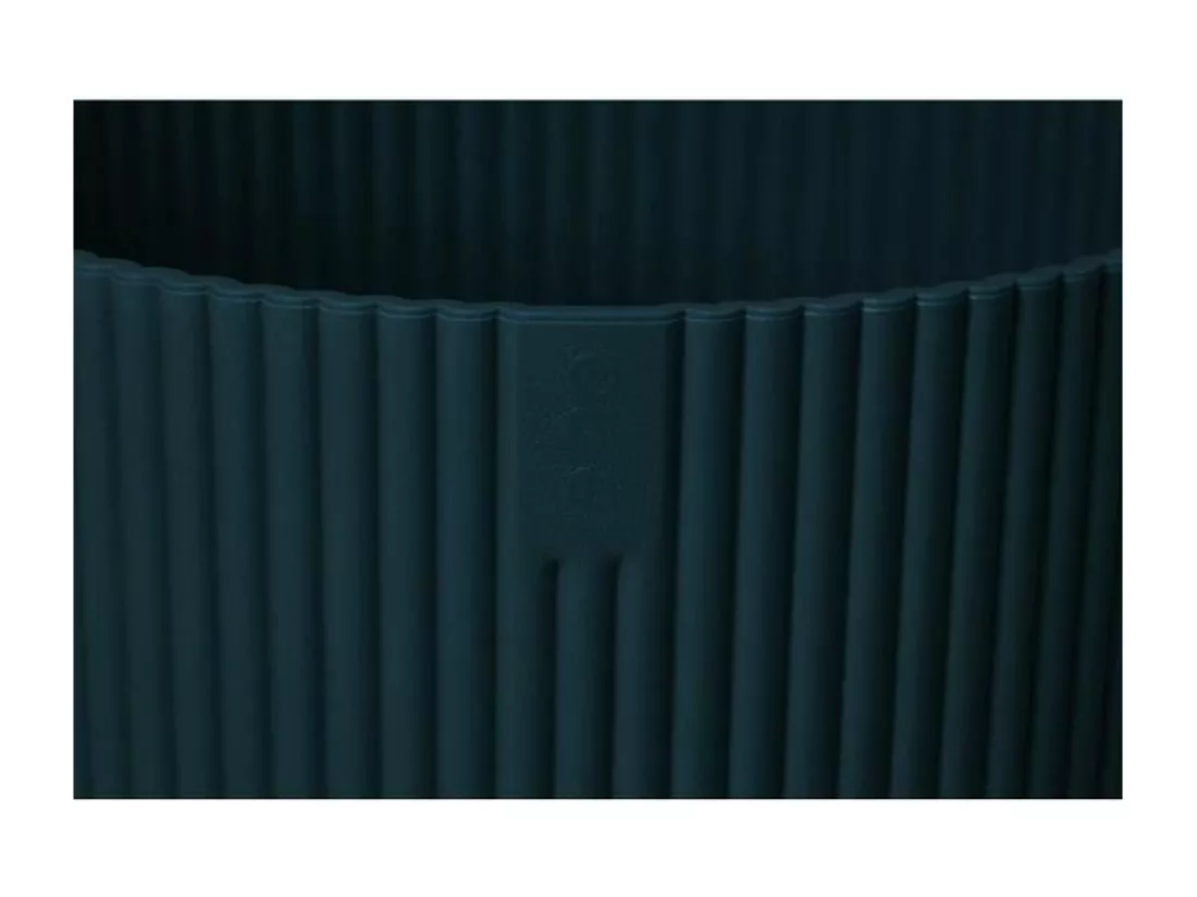 Pot de fleurs Rond VIBES - Plastique - Ø 25 - Bleu Foncé
