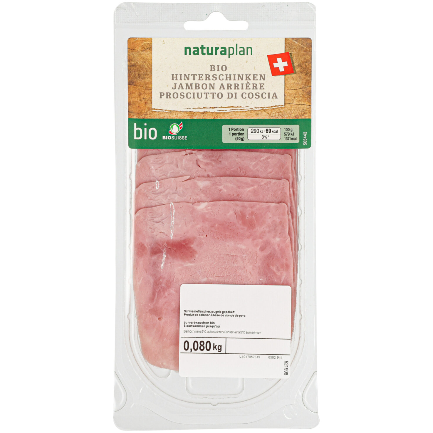 Naturaplan Bio Hinterschinken
