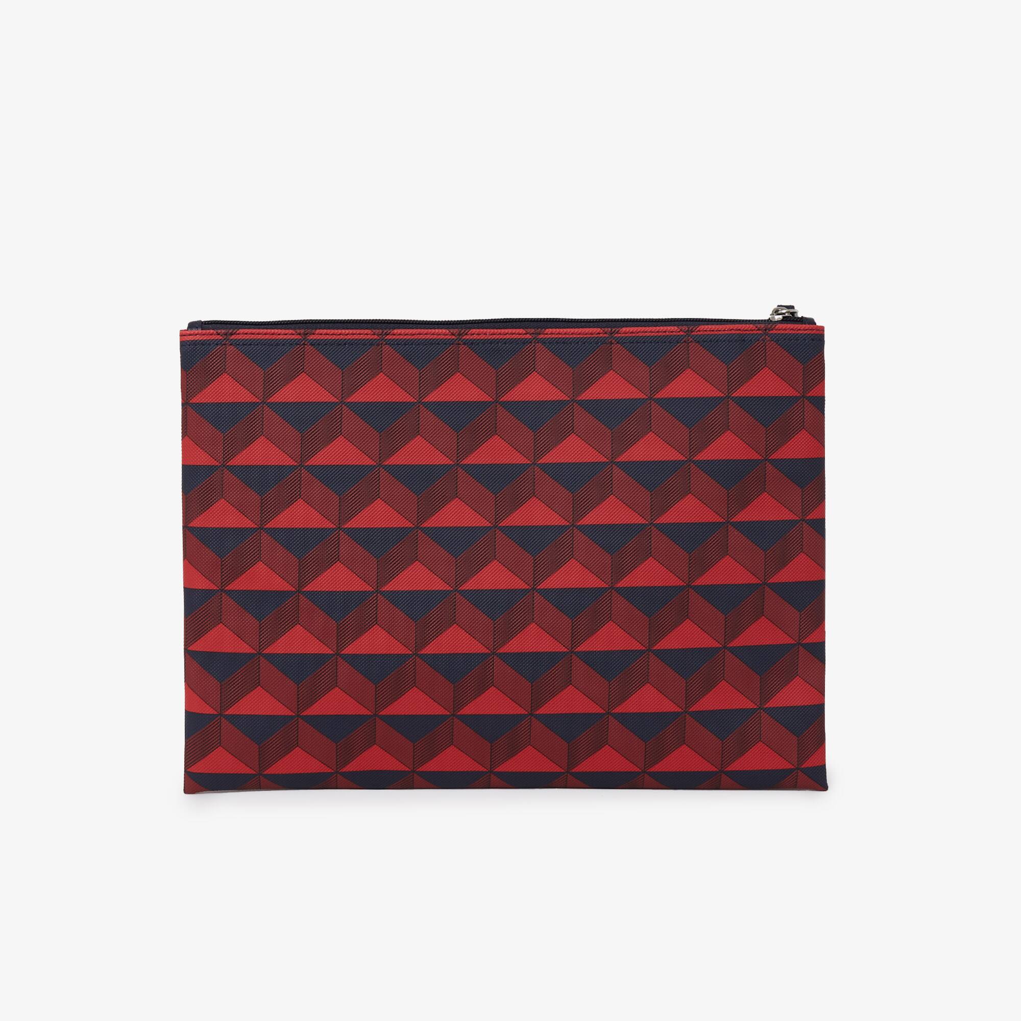 Große L.12.12 Clutch-Handtasche Geldbörsen & Kleinlederwaren - Rot - Lacoste - Unisex
