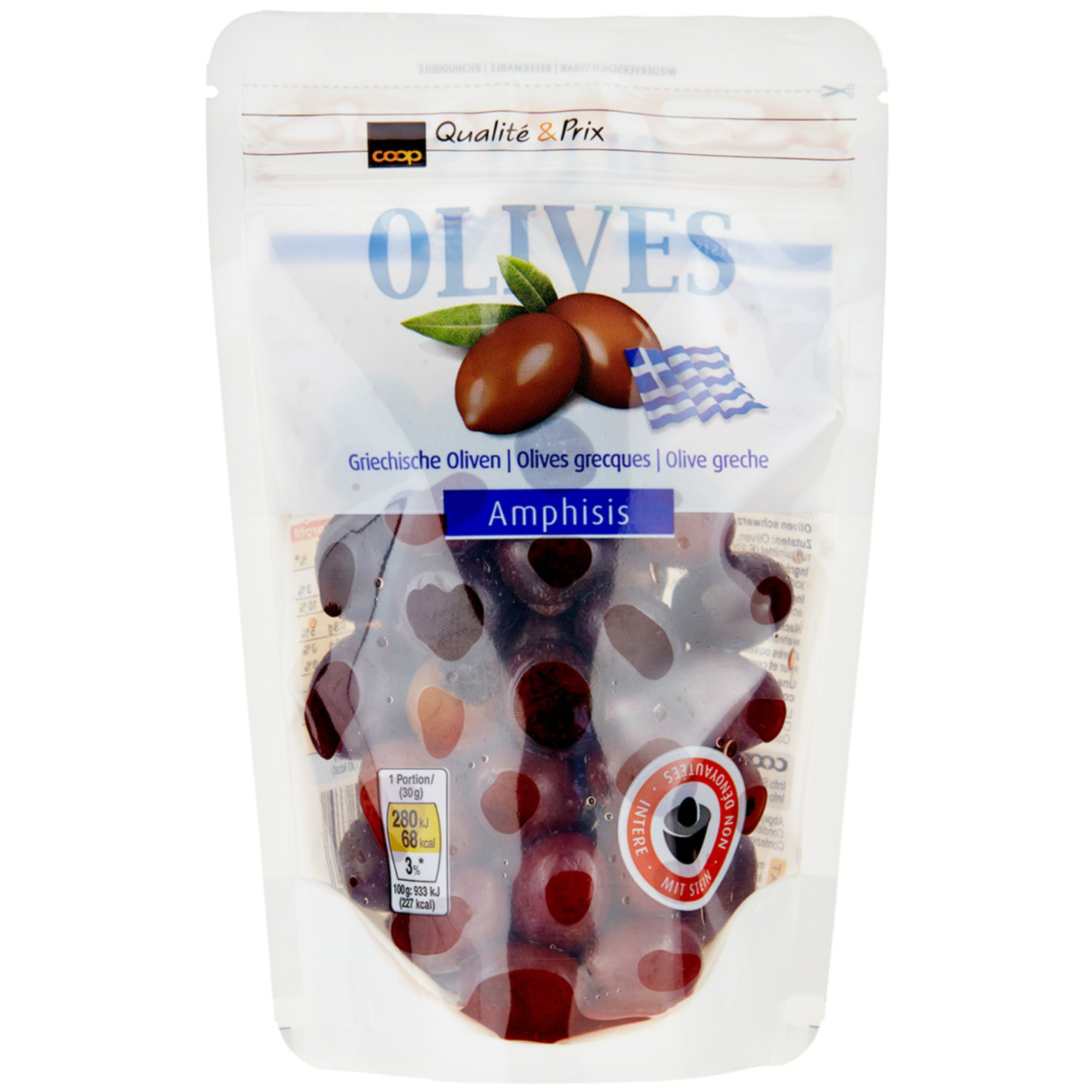 Griechische Oliven schwarz