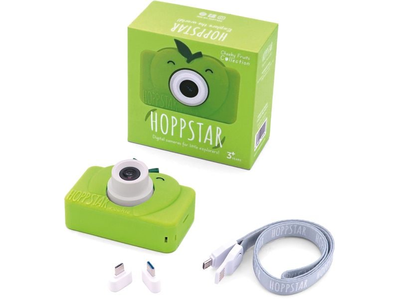 Hoppstar Kinderkamera Digitalkamera Hoppstar Rookie Kids mr Kamera mit beliebten Funktionen wie Fotorahmen, Fotofilter und Gesichtserkennung