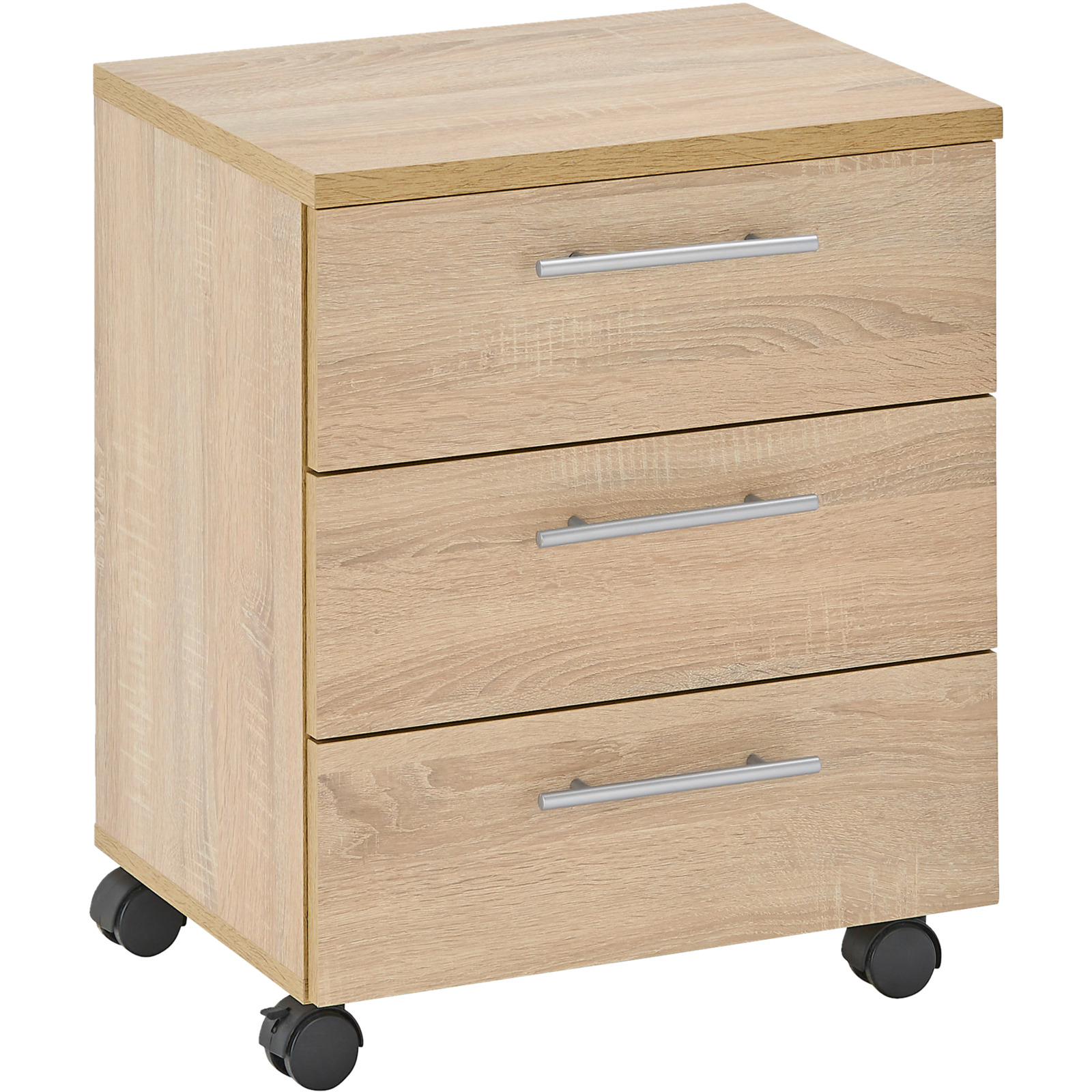 Rollcontainer Sven Dekor Eiche Sonoma 40 x 56 x 39 cm