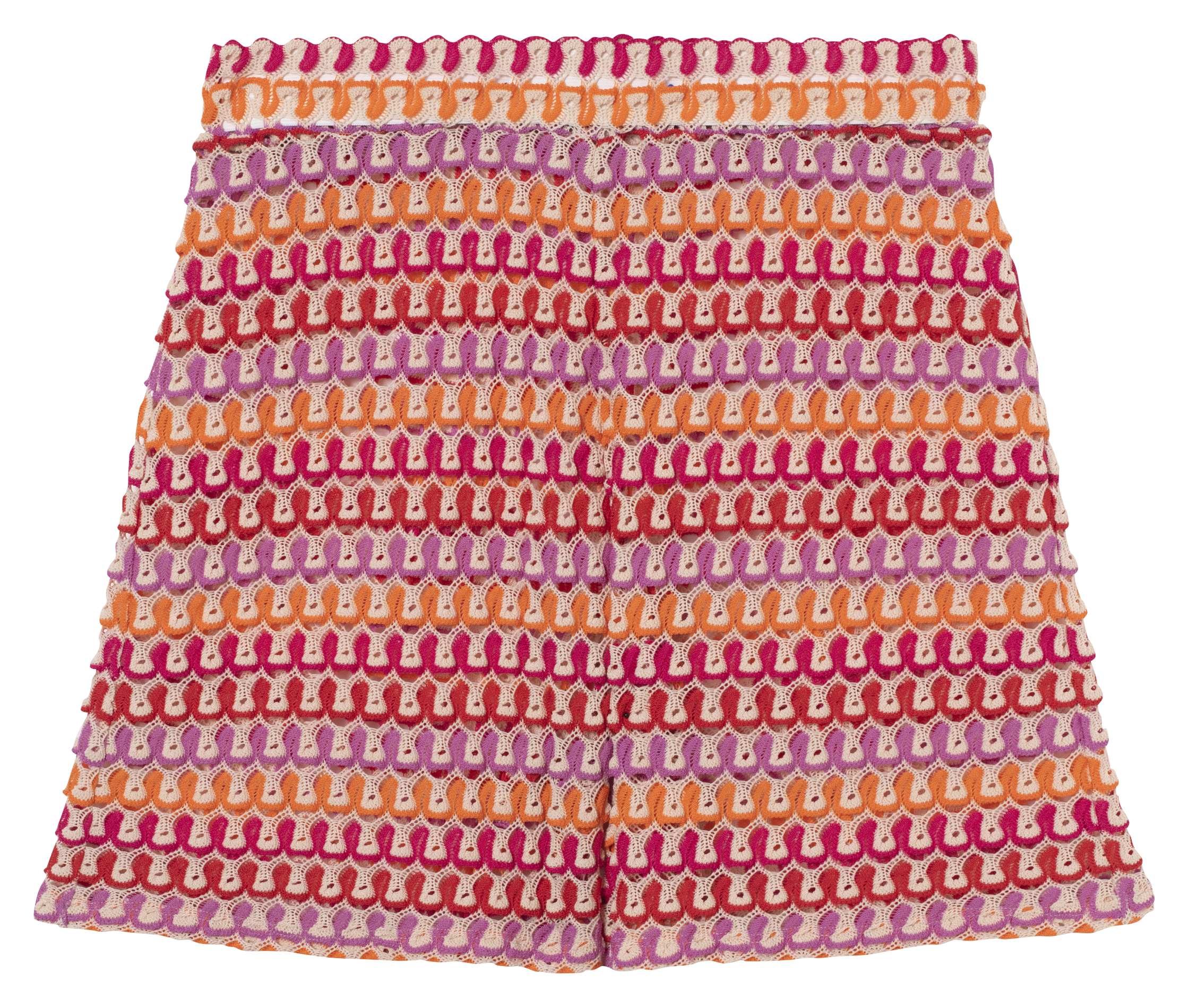 HANNA - Short en crochet rayé | Multicolore