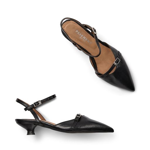 Pavement Emmelie Højhælede Sko, Black, 41