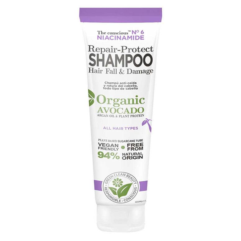 Biovène The Conscious™ Niacinamide Repair-Protect Shampoo Hair Fall & Damage Organic Avocado 225ml