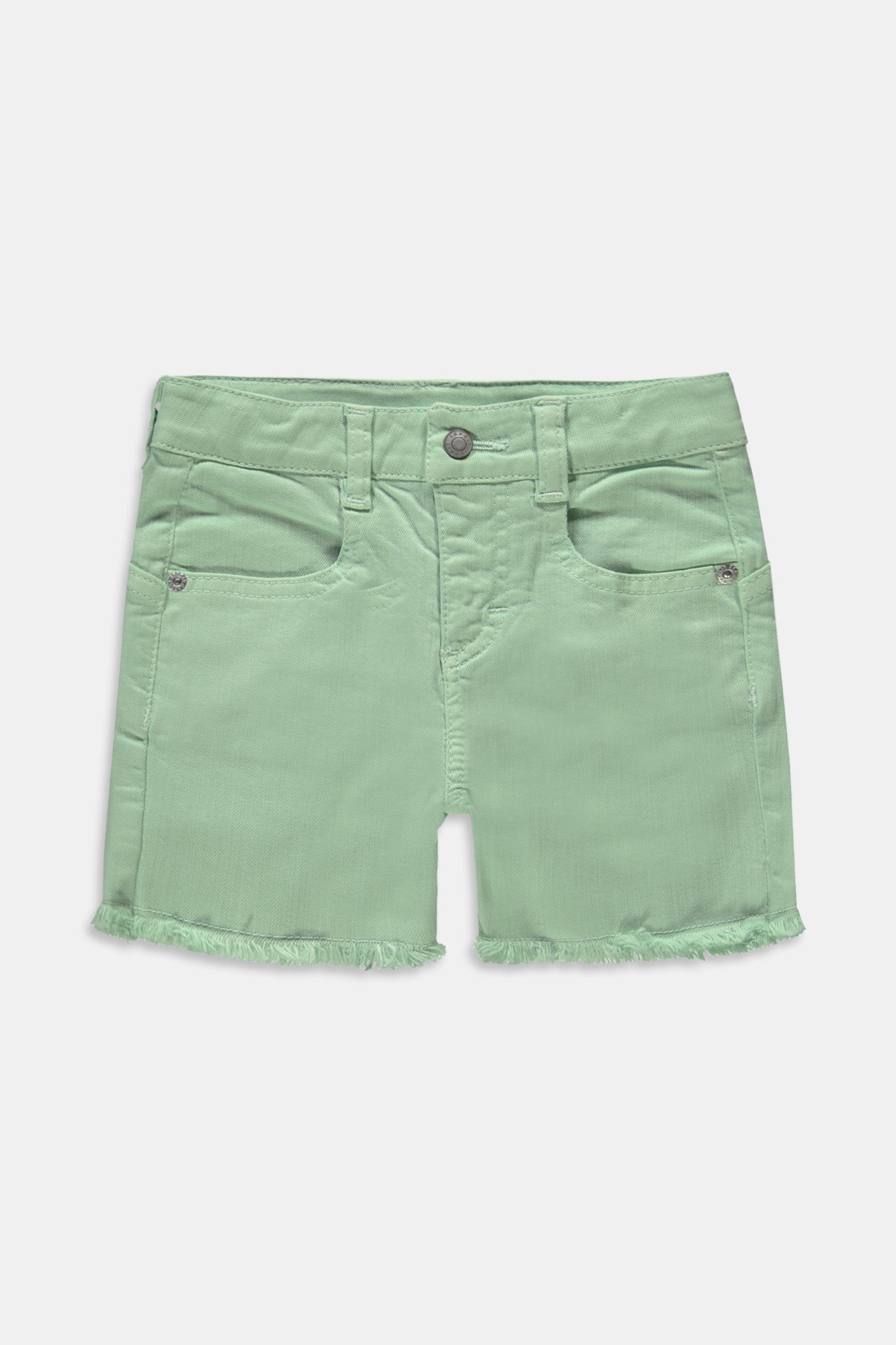 En matière recyclée : short à taille ajustable