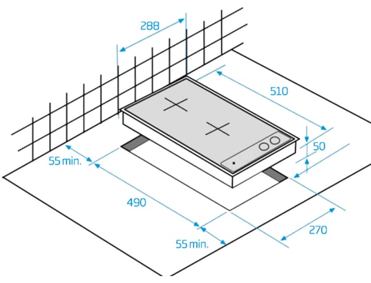 BEKO - Domino induction HDMI32400DT