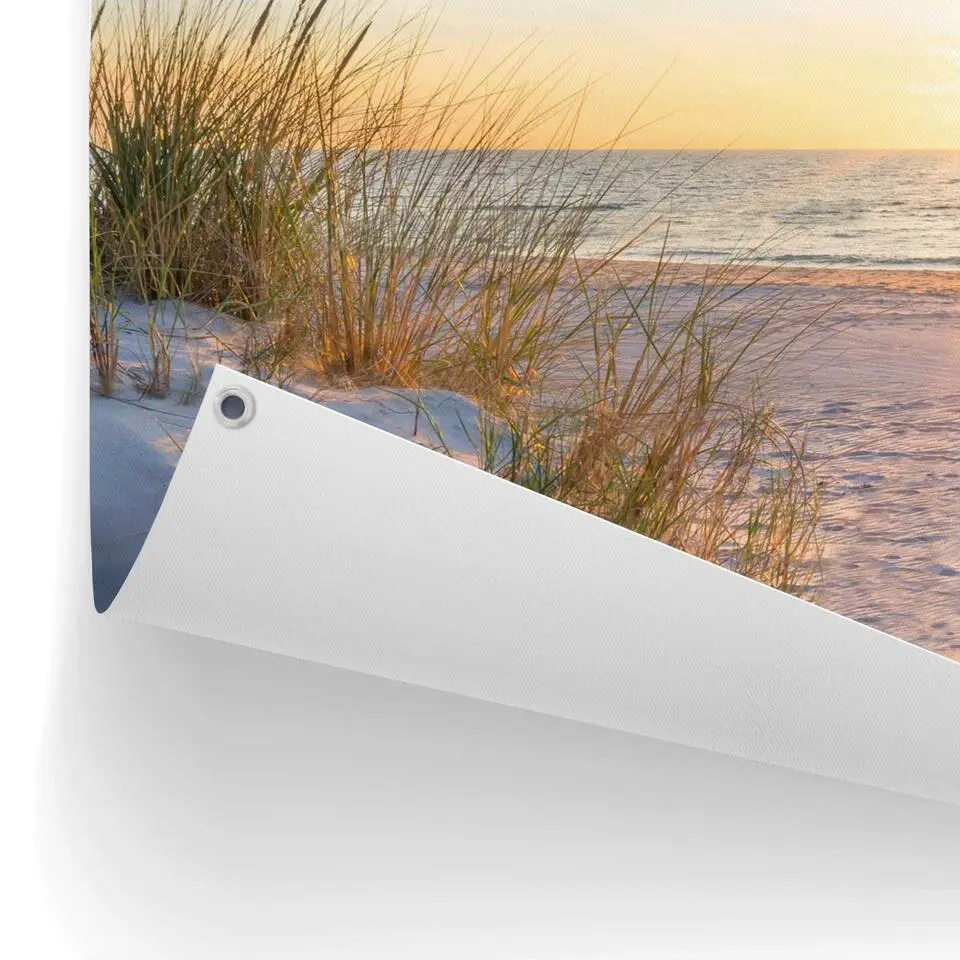 Tuinposter Zonsondergang - 60x80cm - Beige