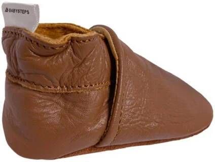 BabySteps Leren Babyslofjes Caramel Antislip Suède Zool Zachte Baby Slofjes Eerste Stapjes &