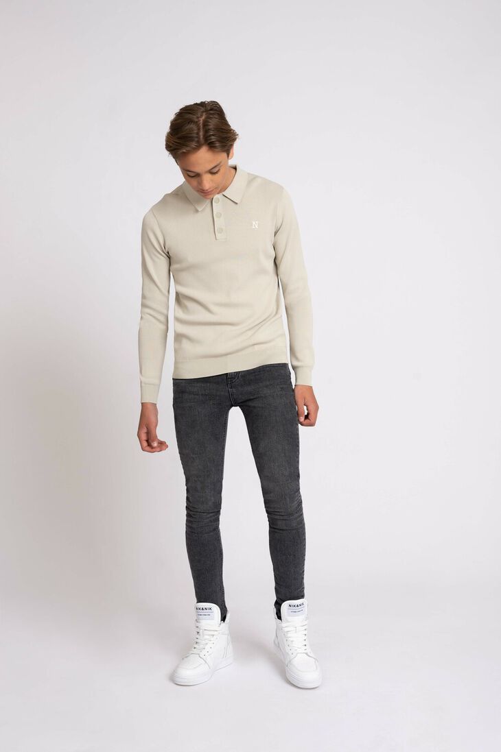 NIK & NIK zwarte nik & nik skinny jeans francis black denim