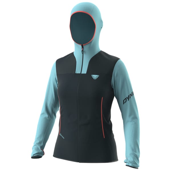 Veste polaire randonnée DYNAFIT TRAVERSE PTC HOODED JKT W MARINE BLUE/BLUEBERRY