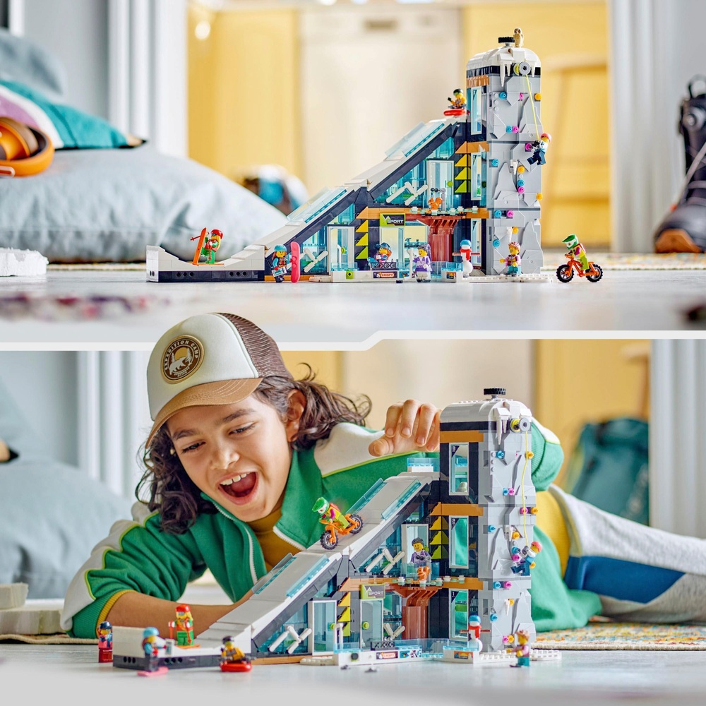 LEGO City 60366 Ski- und Kletterzentrum Spielzeug-Wintersportset