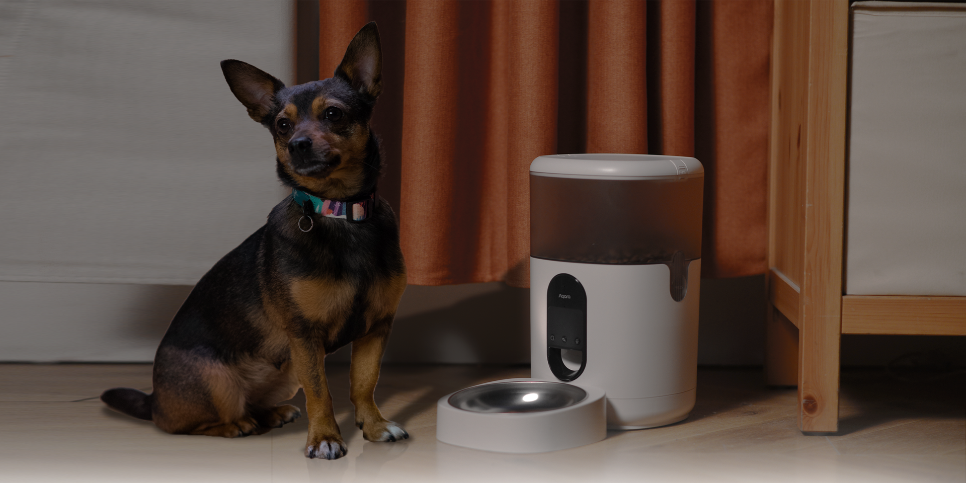 Aqara - Pet Feeder C1 - Automatisk foderautomat til dine kæledyr+Camera Hub G3